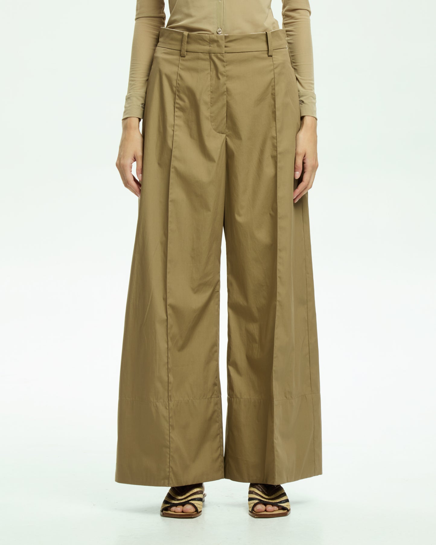 _MALLONI Pantalone con pince TORTORA