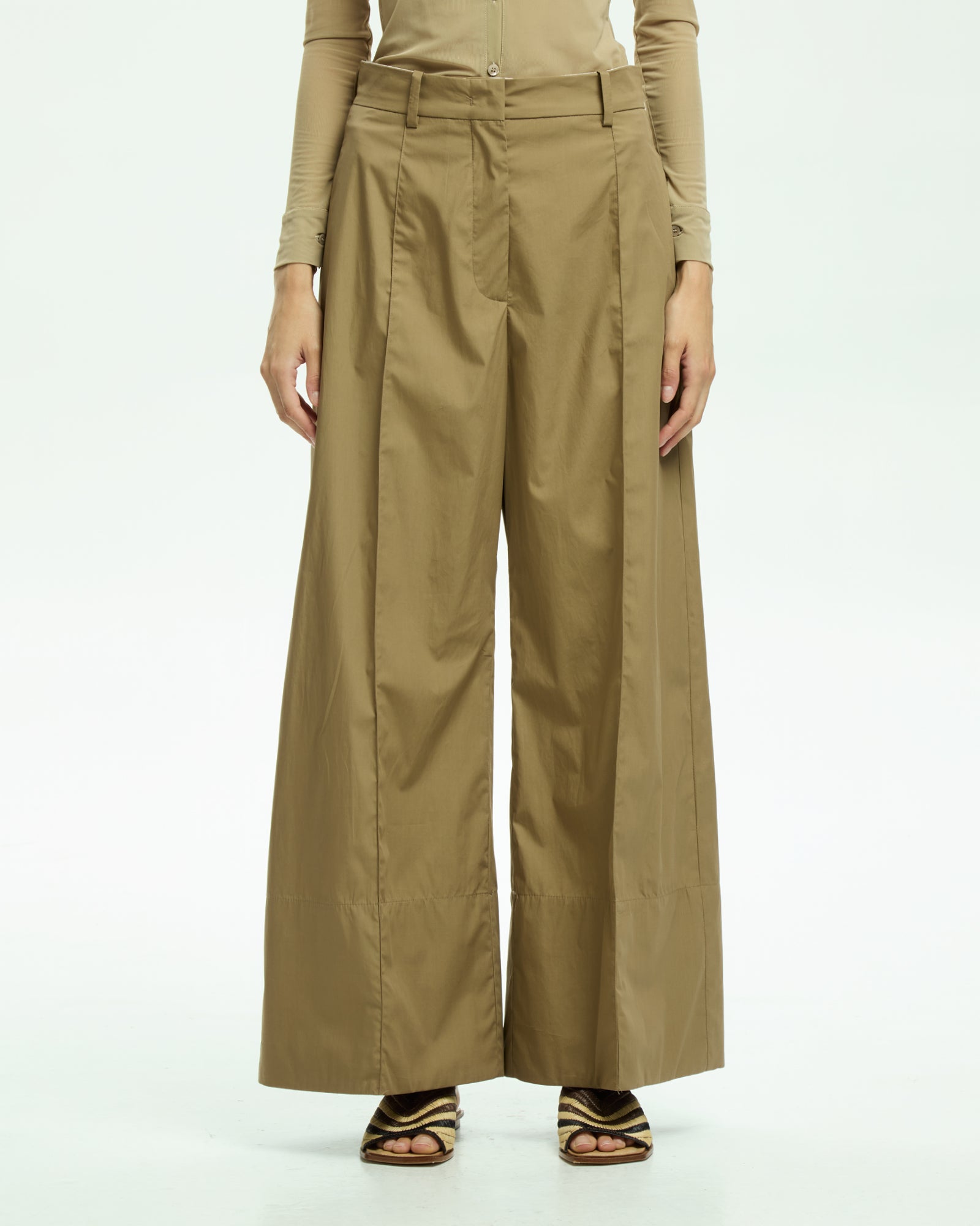 _MALLONI Pantalone con pince TORTORA