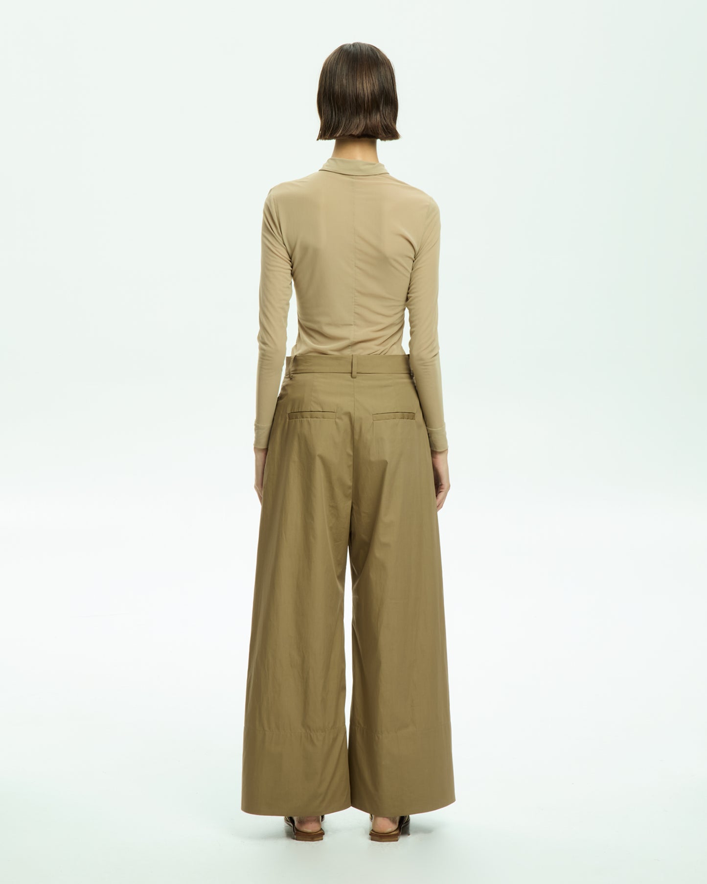 _MALLONI Pantalone con pince TORTORA