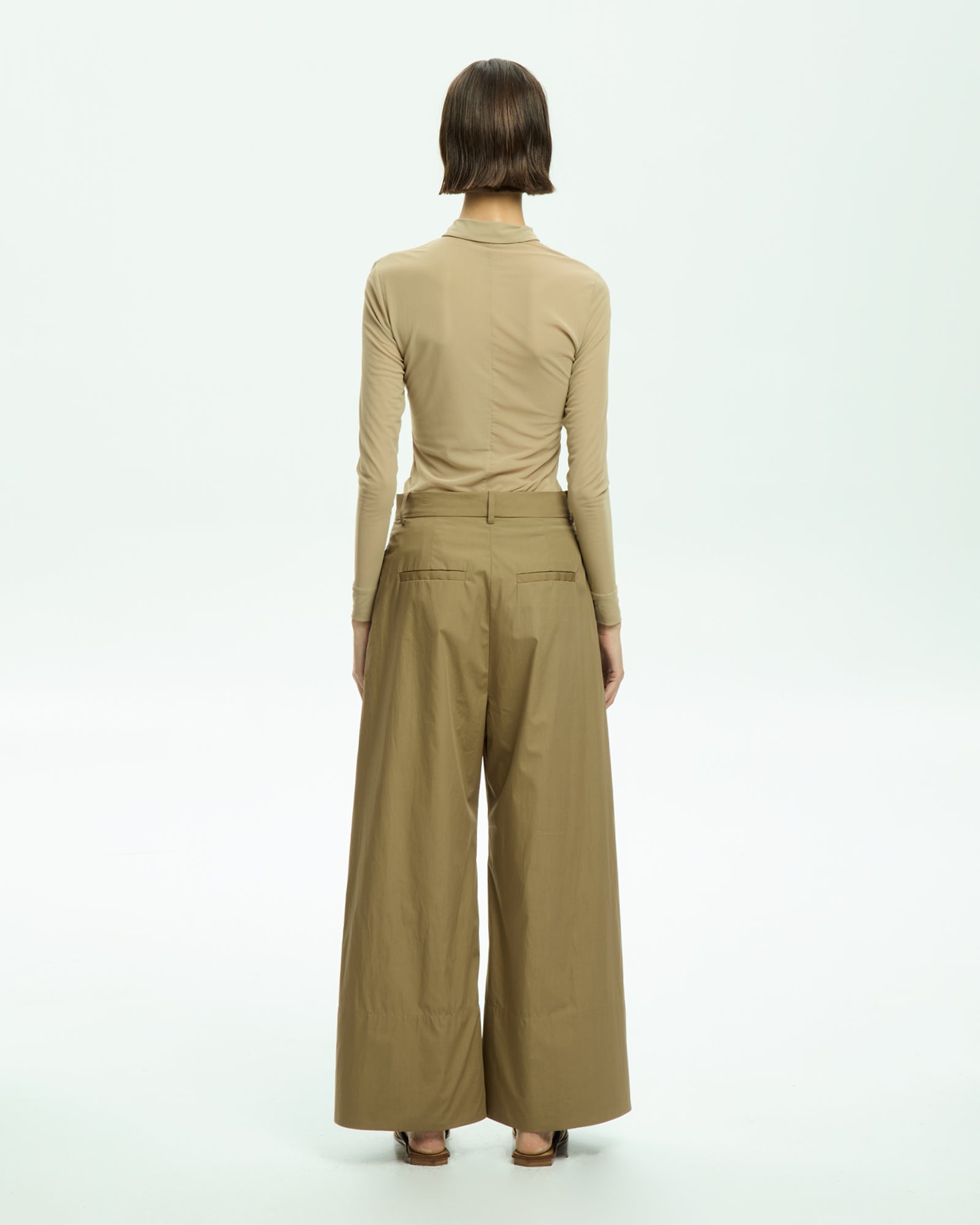 _MALLONI Pantalone con pince TORTORA