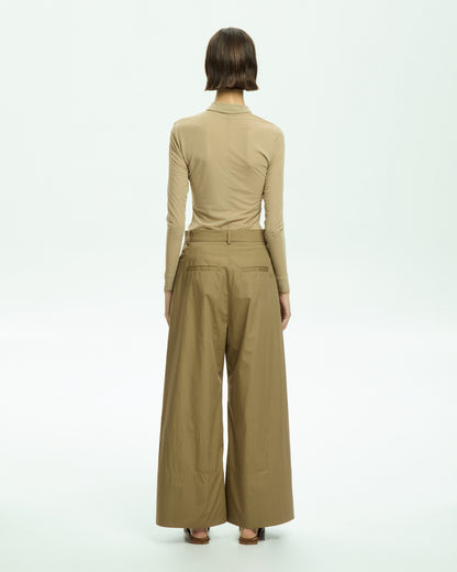 _MALLONI Pantalone con pince TORTORA