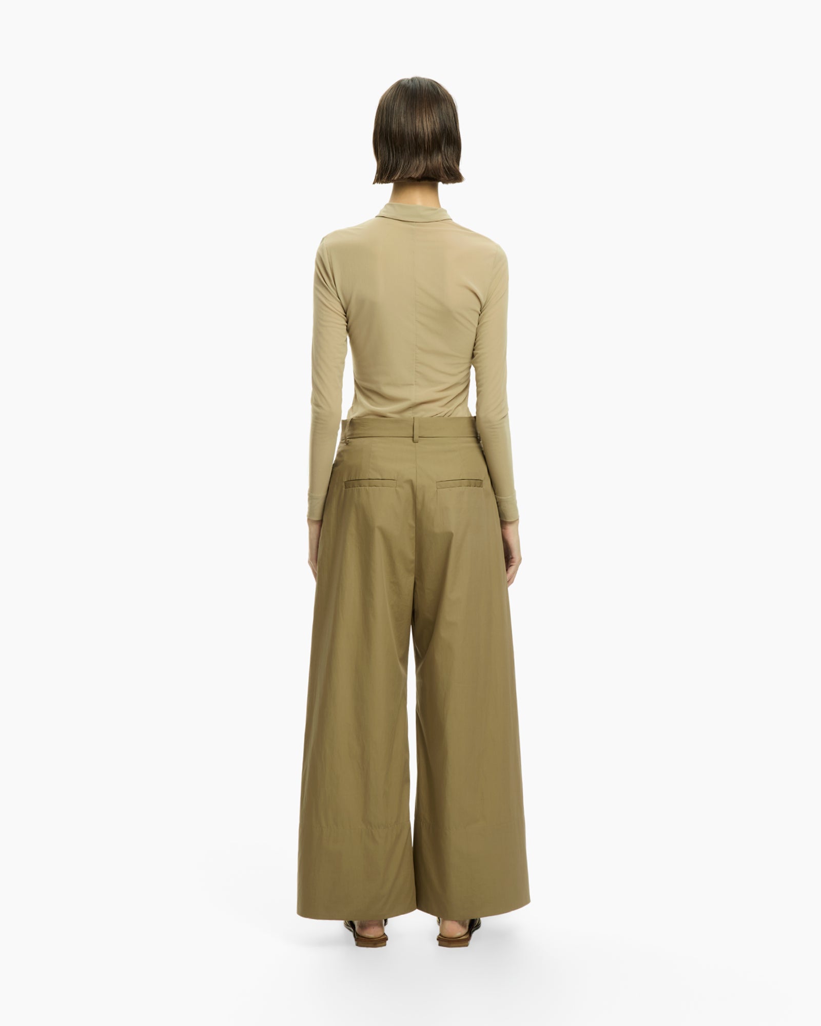 _MALLONI Pantalone con pince TORTORA