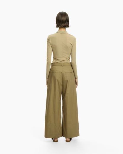 _MALLONI Pantalone con pince TORTORA