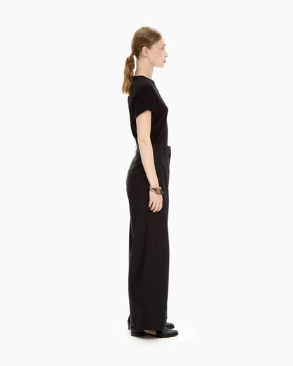 _MALLONI Pantalone con pince NERO