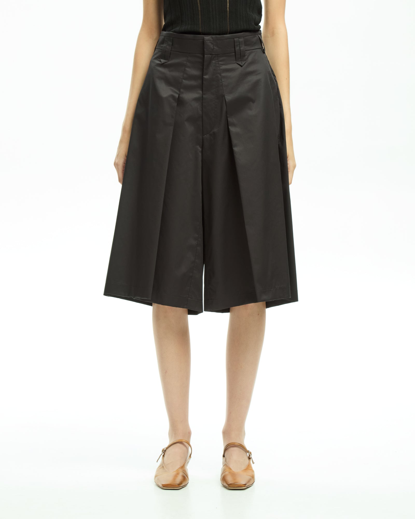_MALLONI Pantalone corto NERO