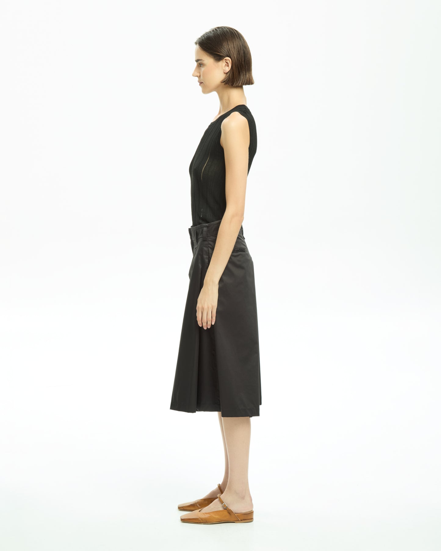 _MALLONI Pantalone corto NERO
