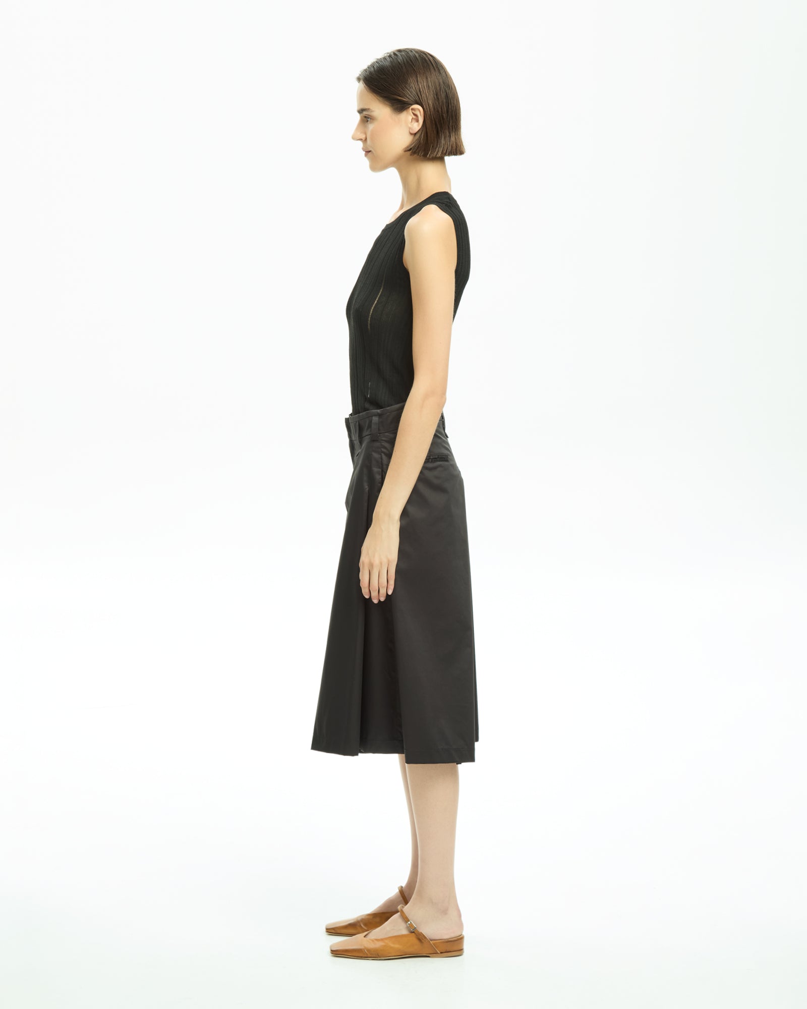 _MALLONI Pantalone corto NERO