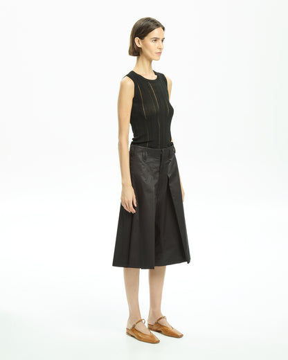 _MALLONI Pantalone corto NERO