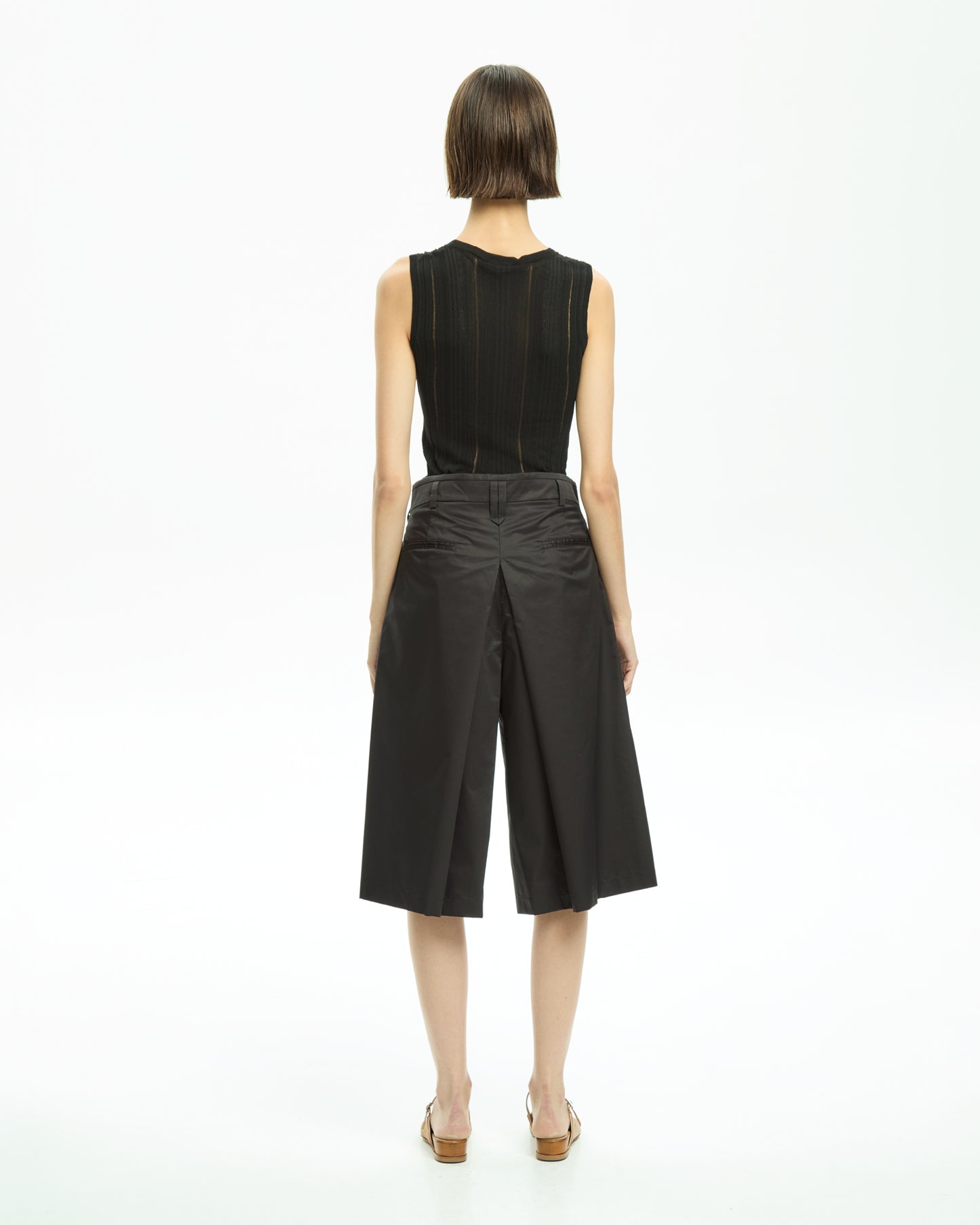 _MALLONI Pantalone corto NERO