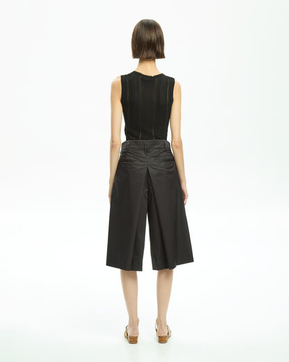 _MALLONI Pantalone corto NERO