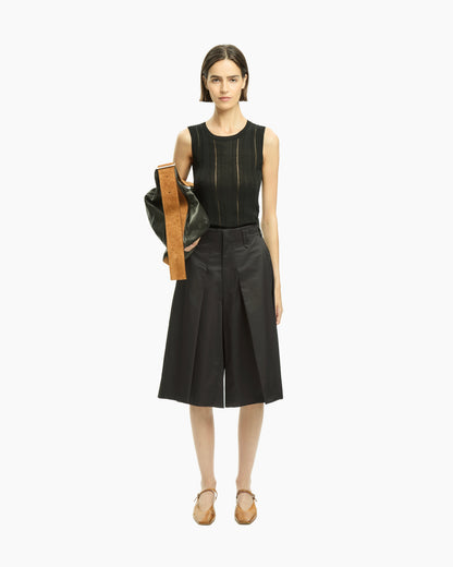 _MALLONI Pantalone corto NERO