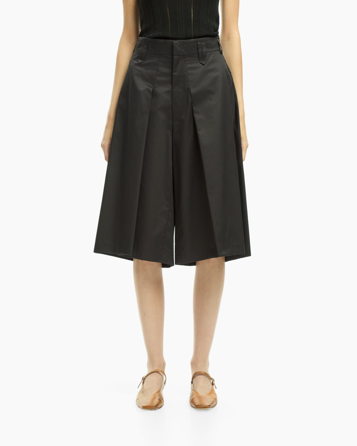 _MALLONI Pantalone corto NERO