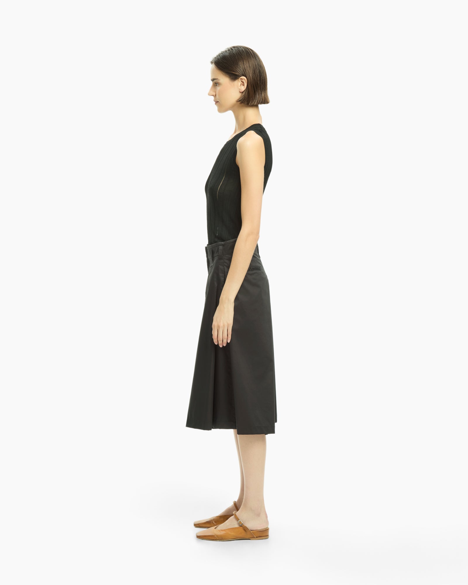 _MALLONI Pantalone corto NERO