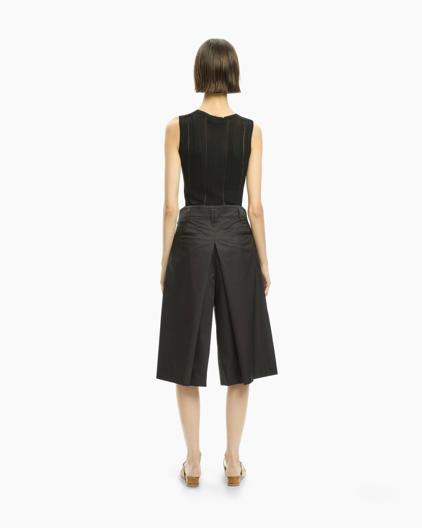 _MALLONI Pantalone corto NERO