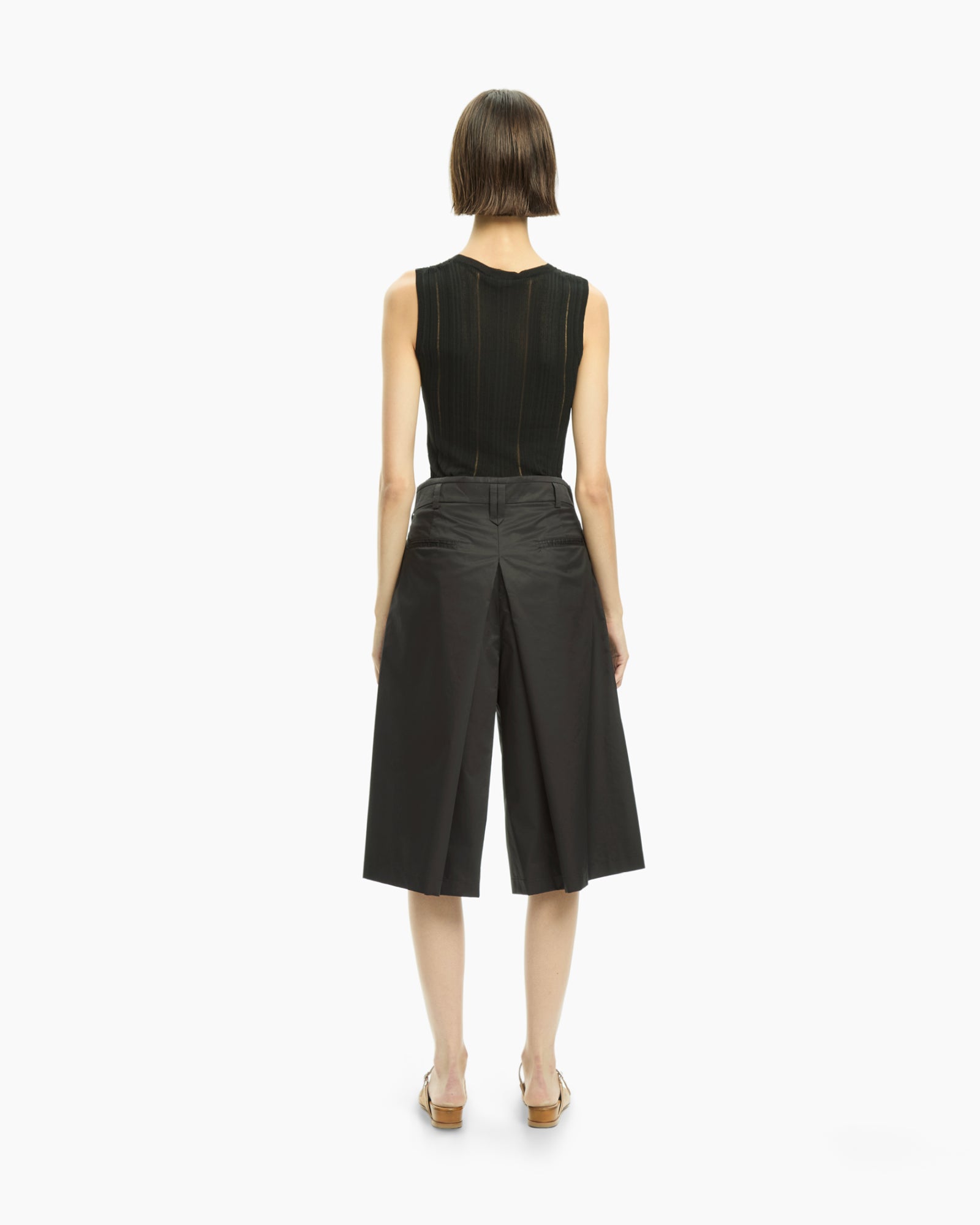 _MALLONI Pantalone corto NERO