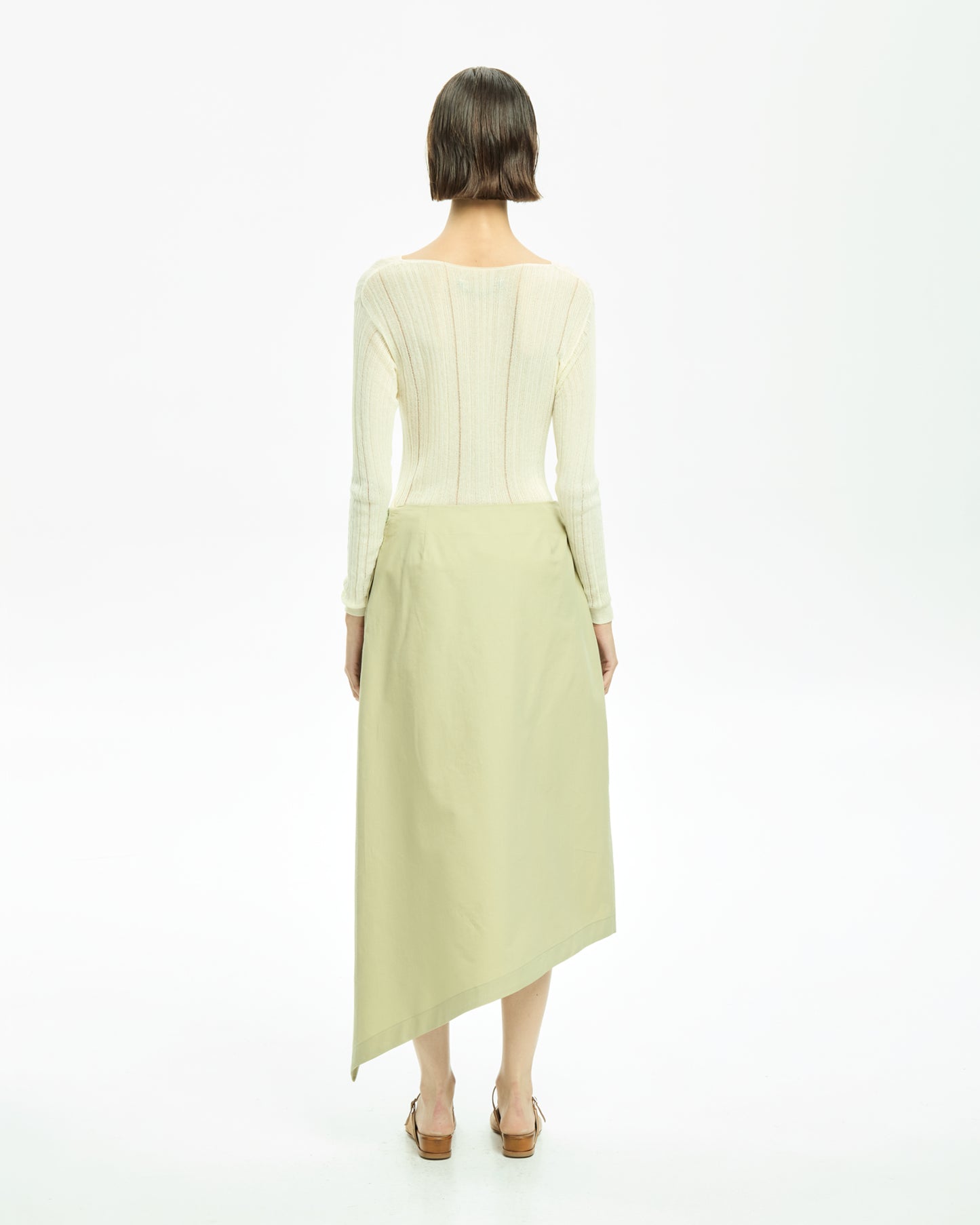 _MALLONI Gonna midi VERDE