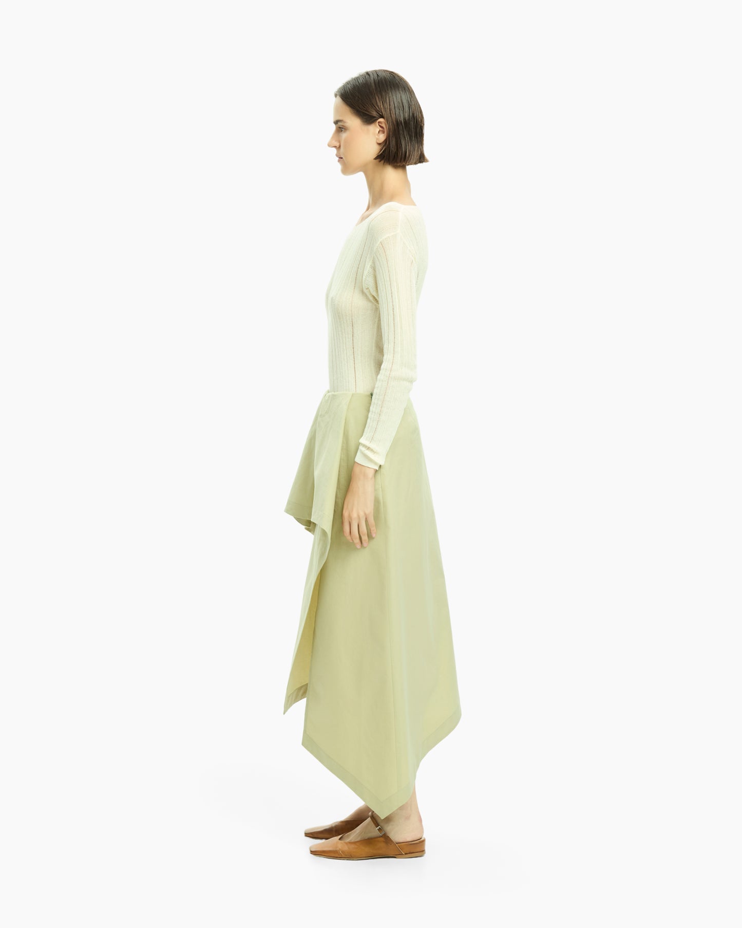 _MALLONI Gonna midi VERDE
