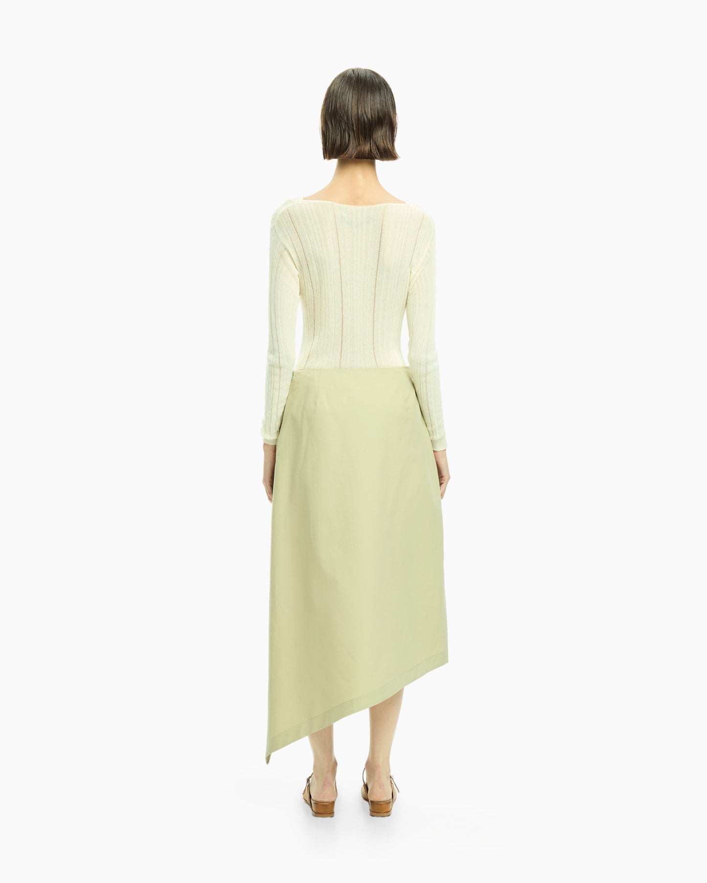 _MALLONI Gonna midi VERDE