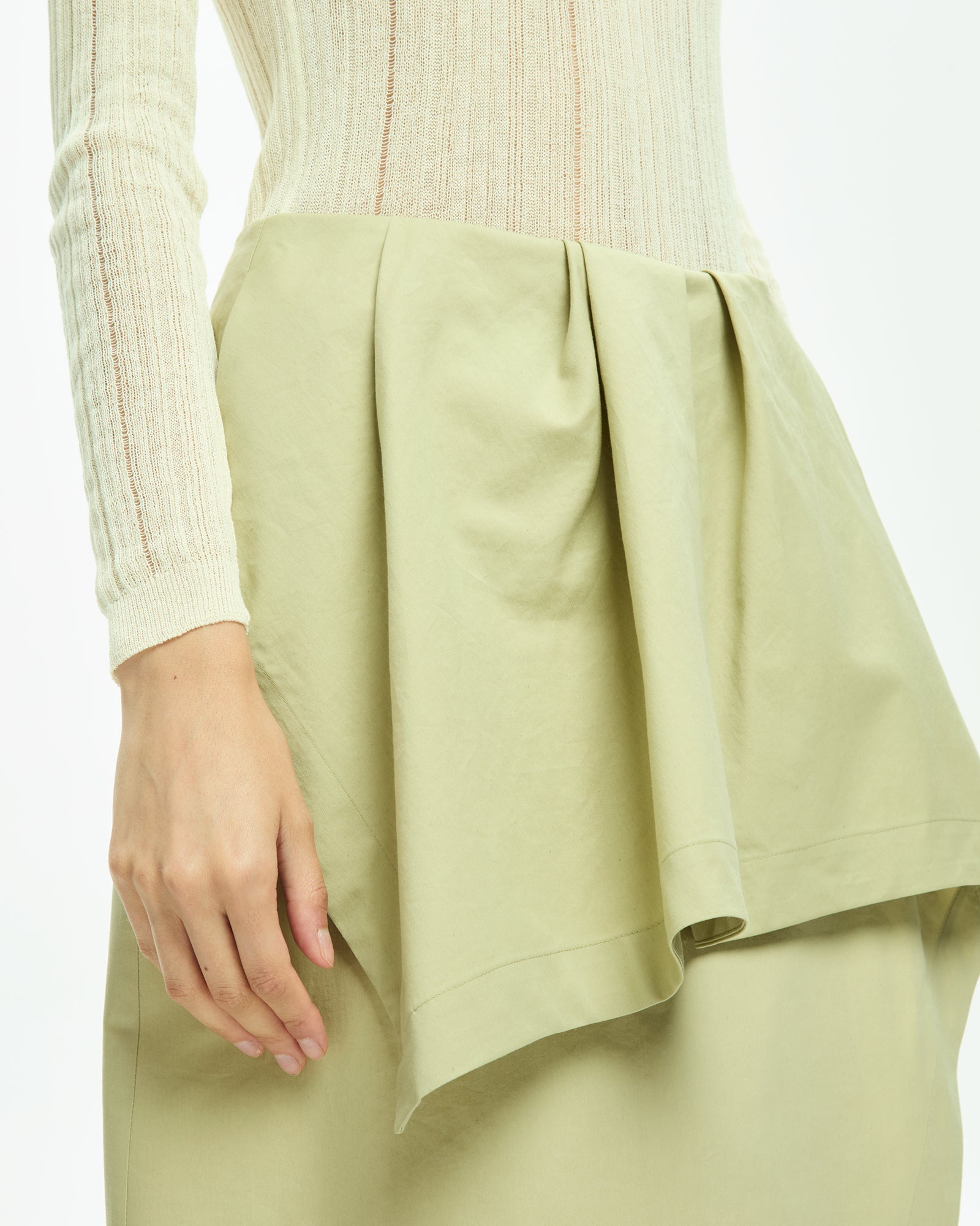 _MALLONI Gonna midi VERDE