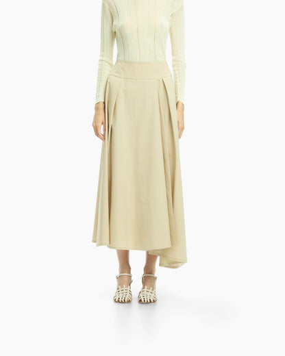 _MALLONI Gonna midi BEIGE