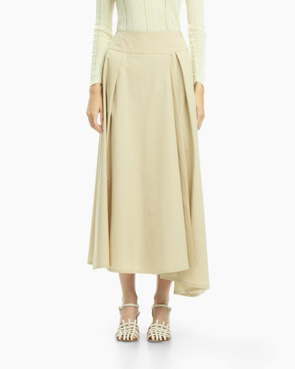 _MALLONI Gonna midi BEIGE