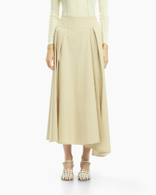 _MALLONI Gonna midi BEIGE
