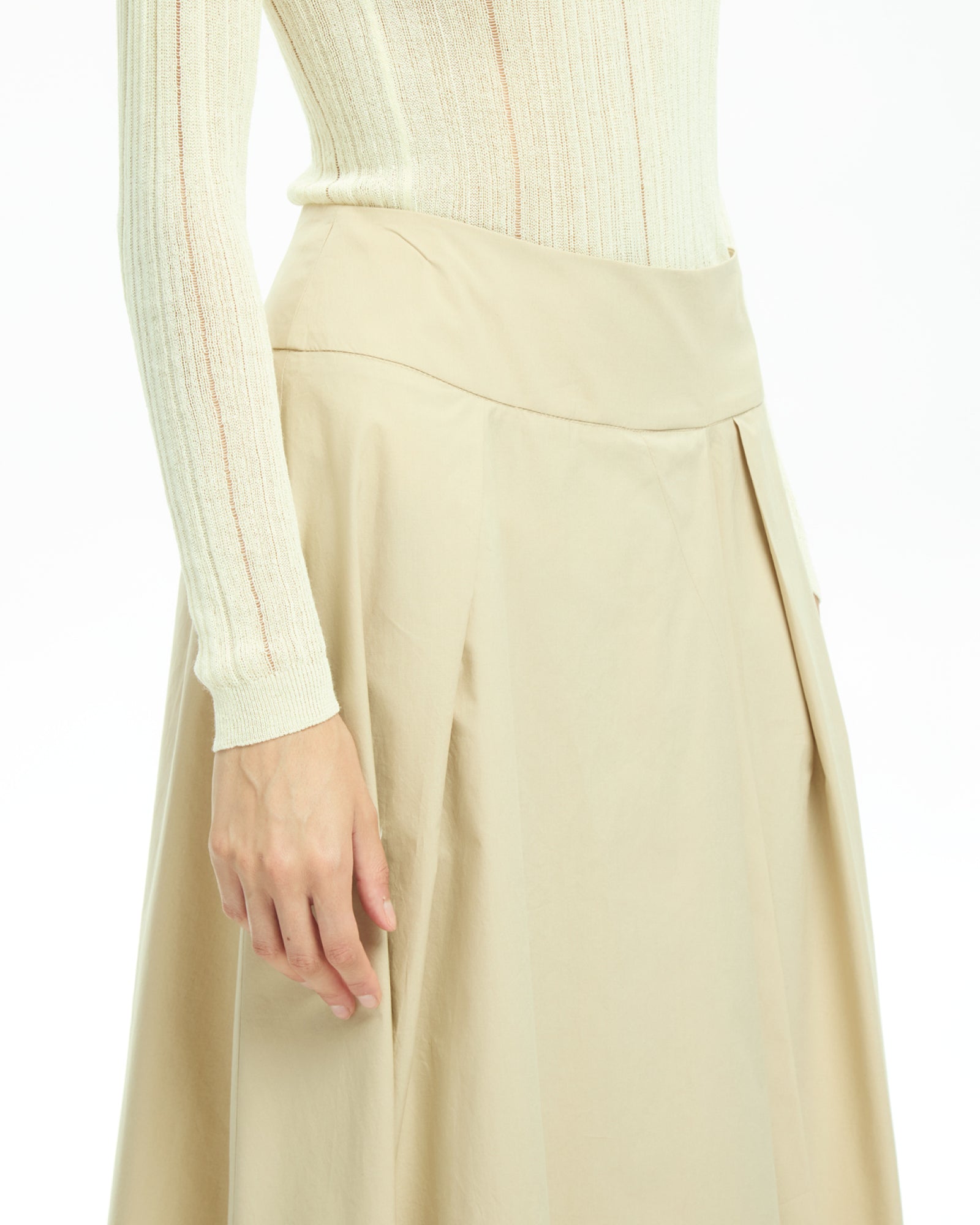 _MALLONI Gonna midi BEIGE