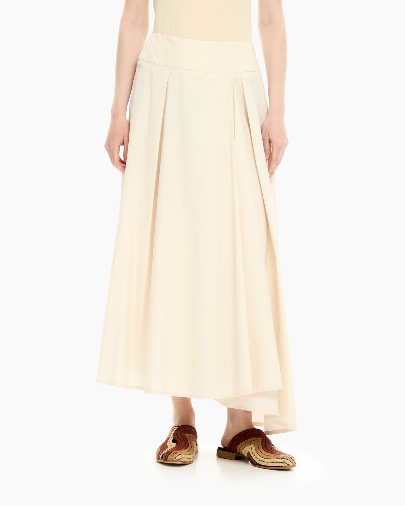 _MALLONI Gonna midi BEIGE