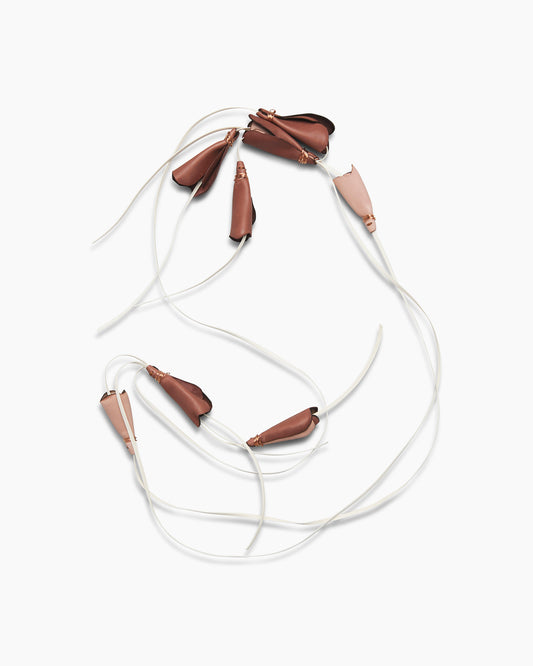 _MALLONI Collana in pelle CIPRIA