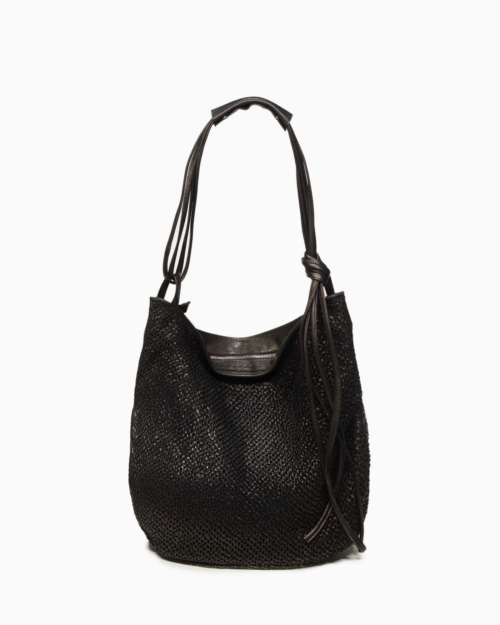 _MALLONI Borsa a spalla NERO