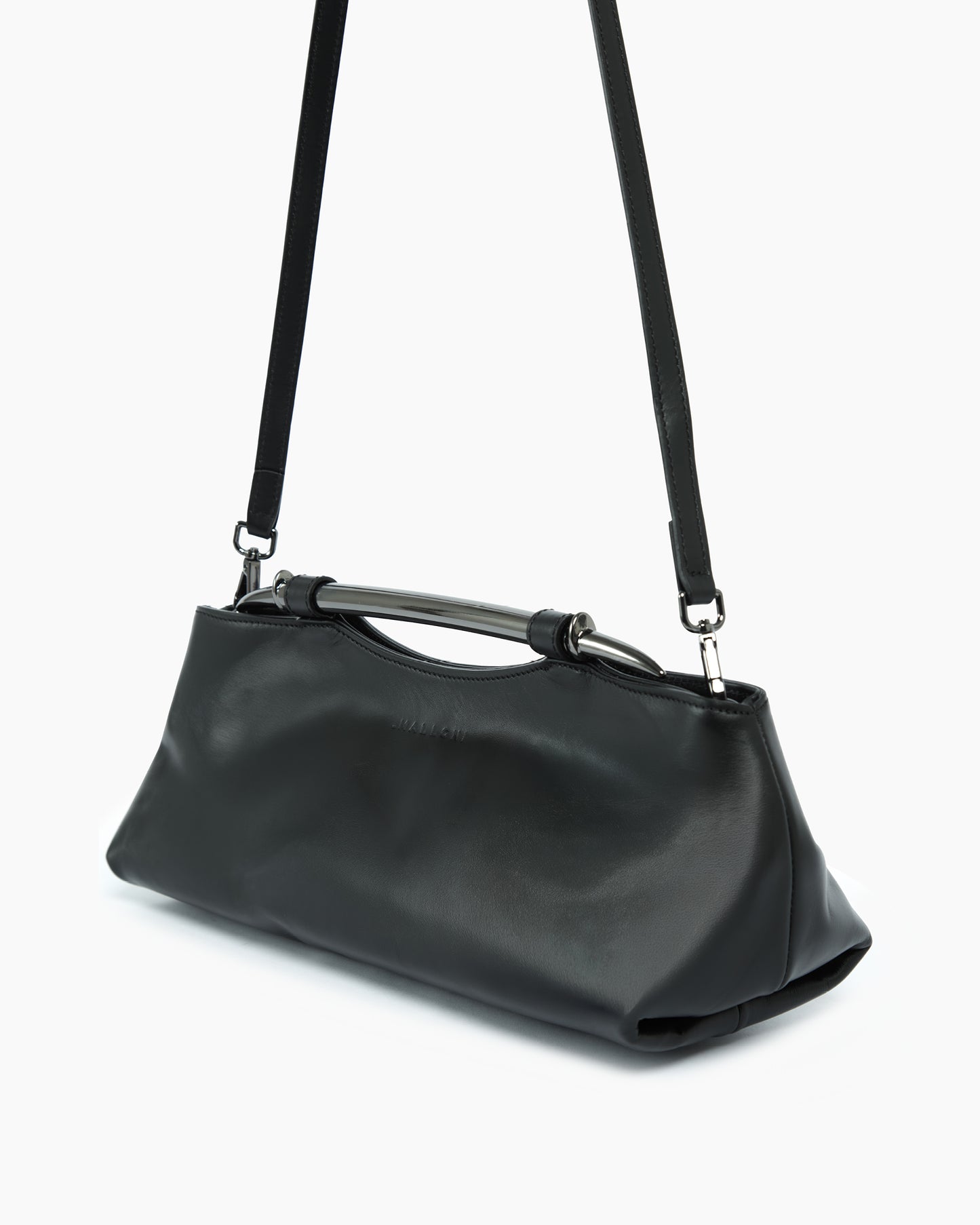 _MALLONI Borsa in pelle NERO
