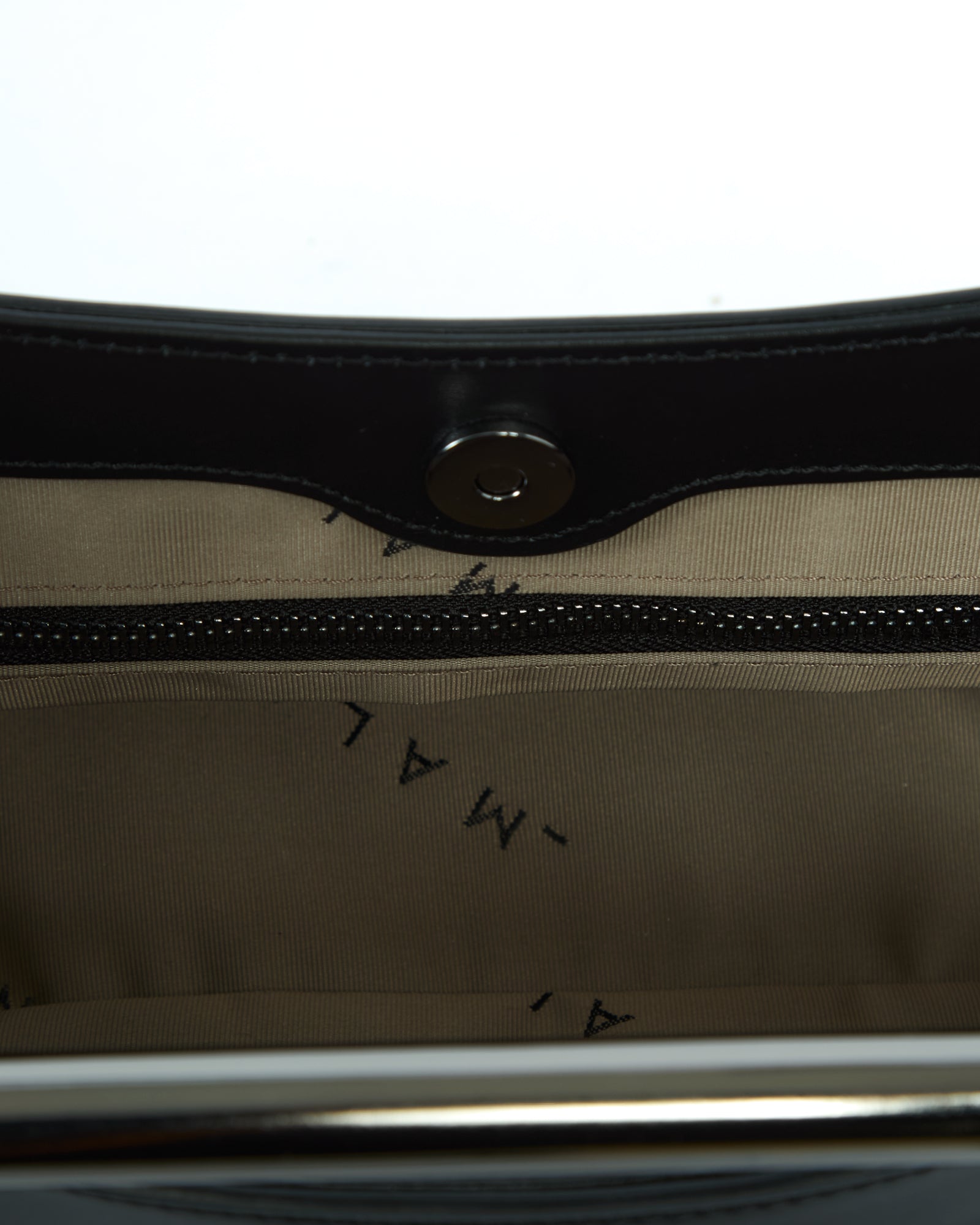 _MALLONI Borsa in pelle NERO