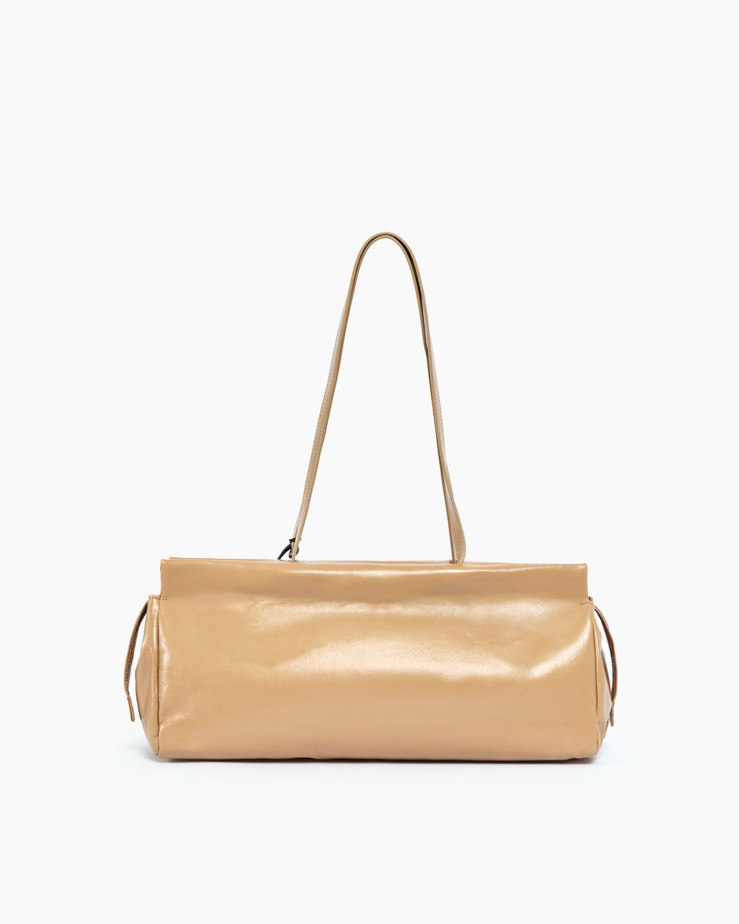 _MALLONI Borsa a spalla con pelle lucida CIPRIA