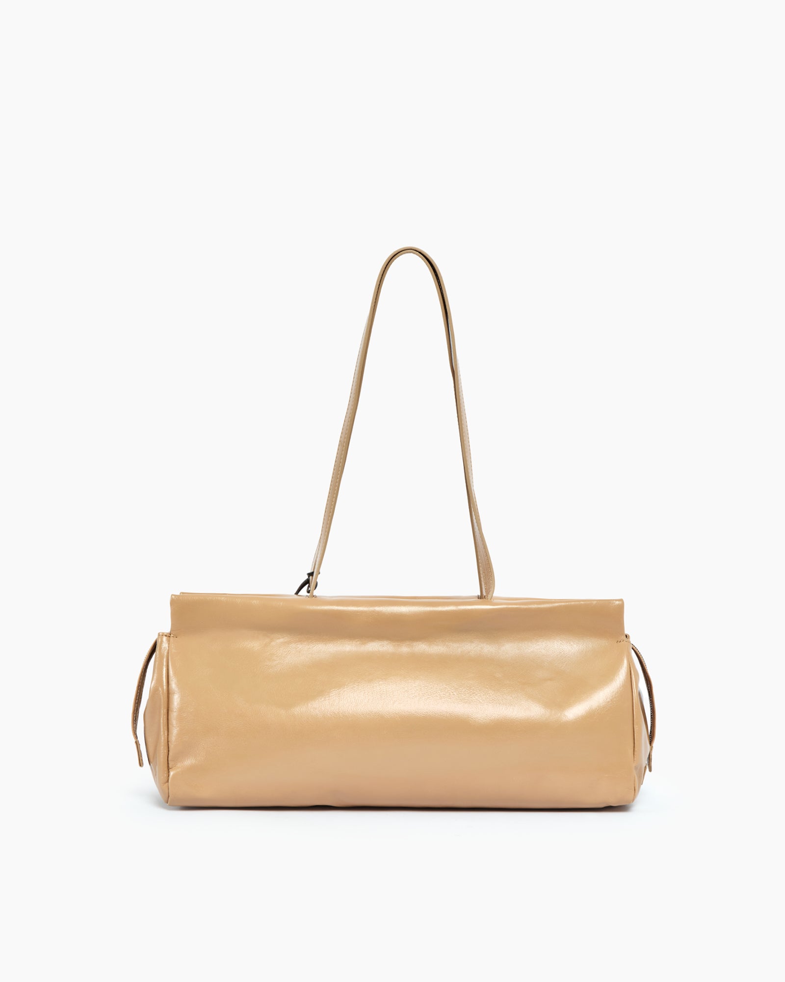 _MALLONI Borsa a spalla con pelle lucida CIPRIA