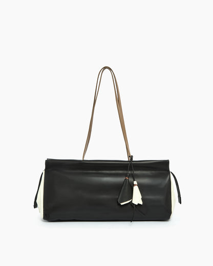 _MALLONI Borsa a spalla NERO
