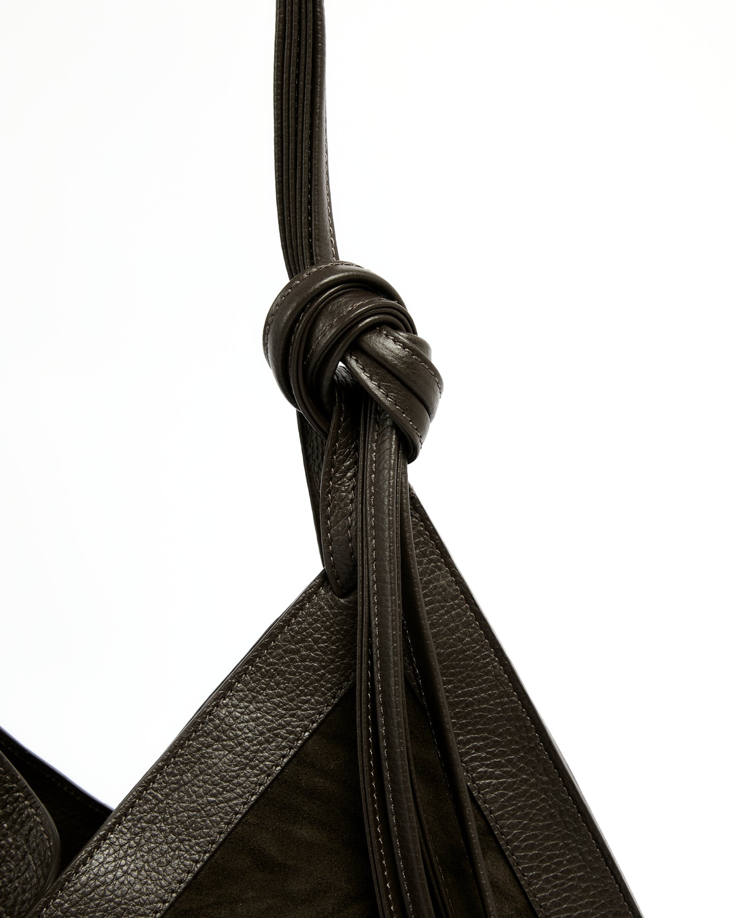 _MALLONI Borsa hobo MARRONE