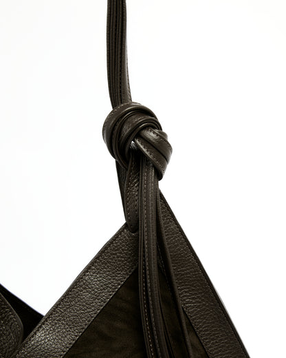 _MALLONI Borsa hobo MARRONE