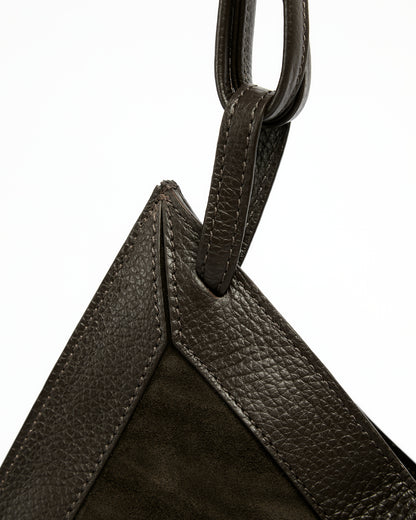 _MALLONI Borsa hobo MARRONE