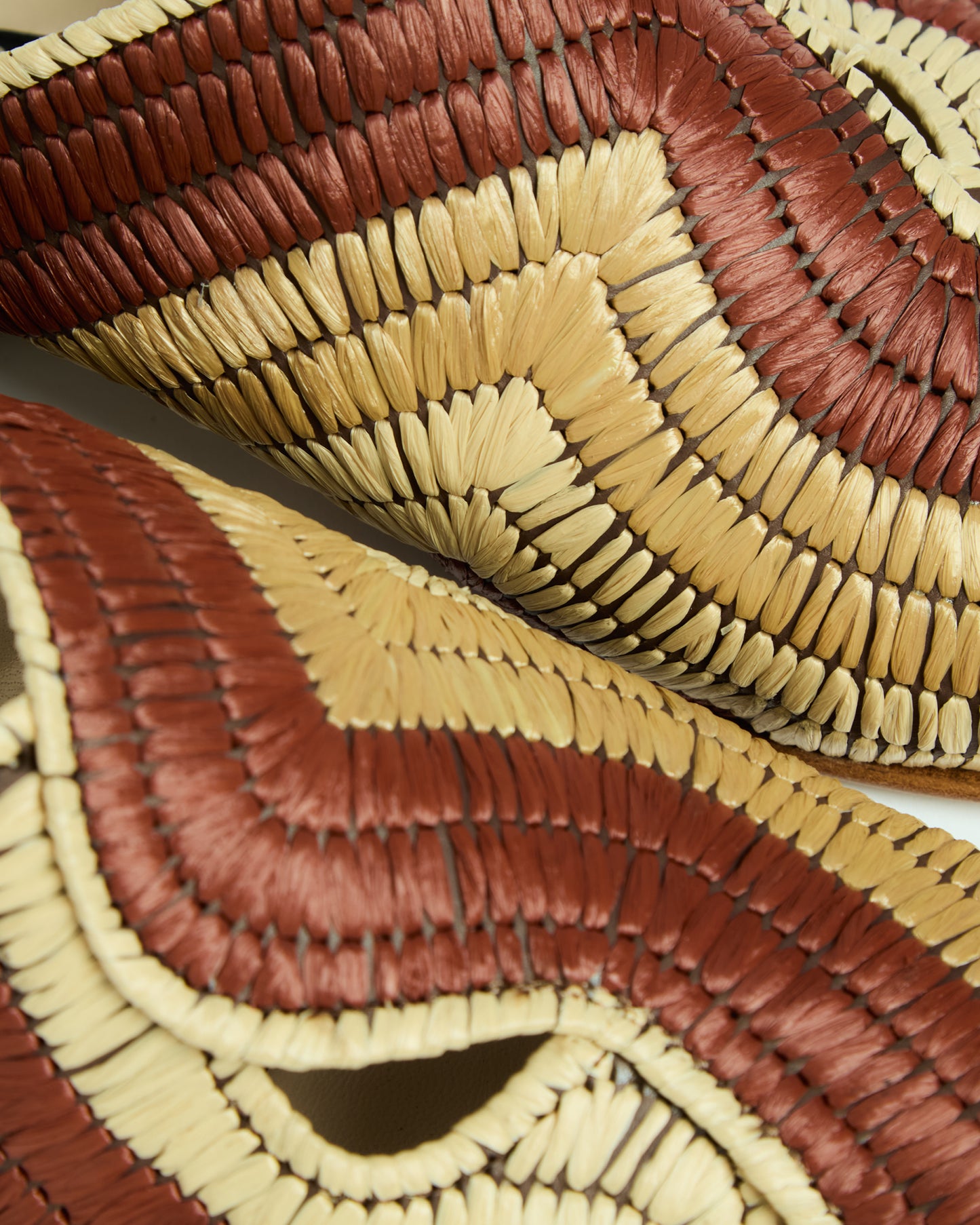 _MALLONI Mules intrecciate con design traforato ARANCIONE