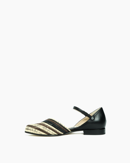 _MALLONI Scarpa con tomaia intrecciata NERO