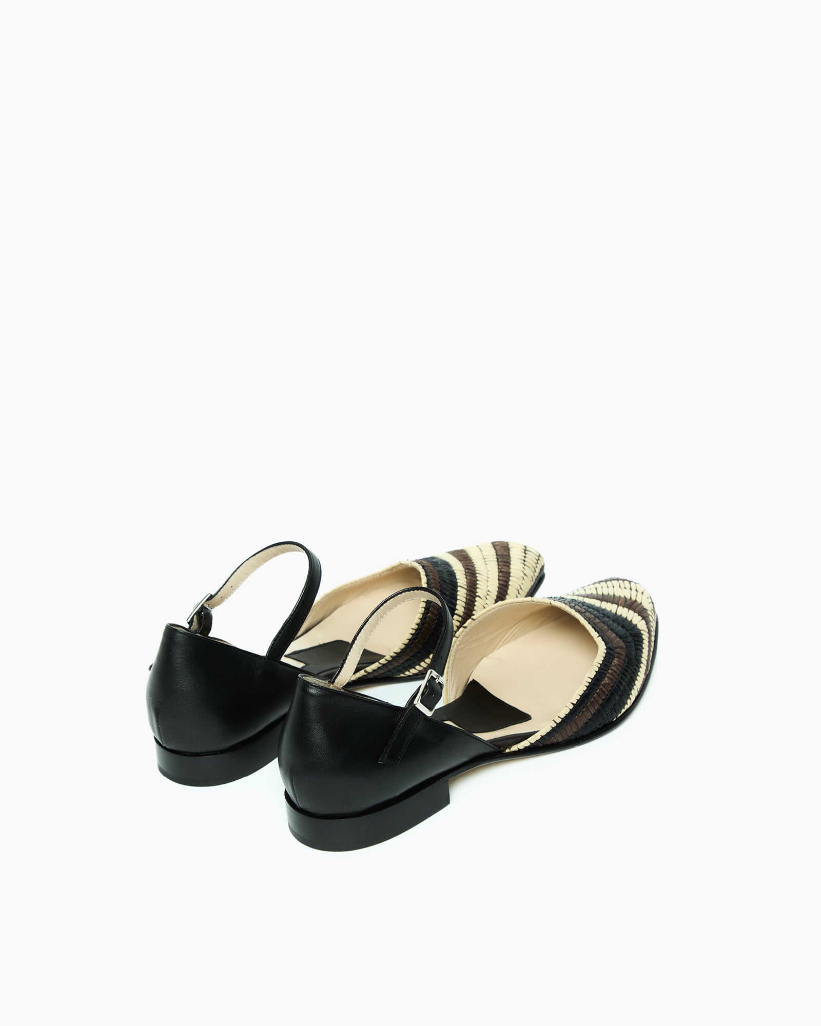 _MALLONI Scarpa con tomaia intrecciata NERO