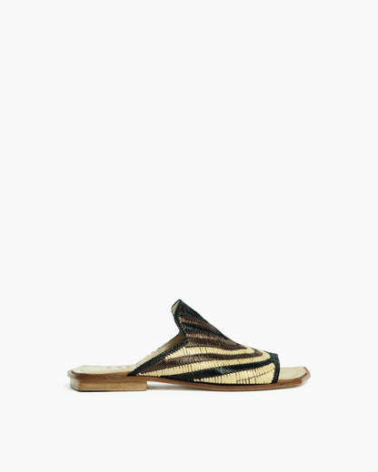 _MALLONI Sandalo flat NERO