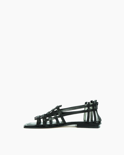 _MALLONI Sandalo flat NERO