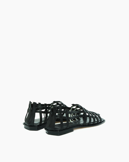_MALLONI Sandalo flat NERO