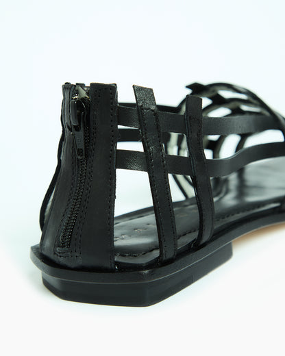 _MALLONI Sandalo flat NERO