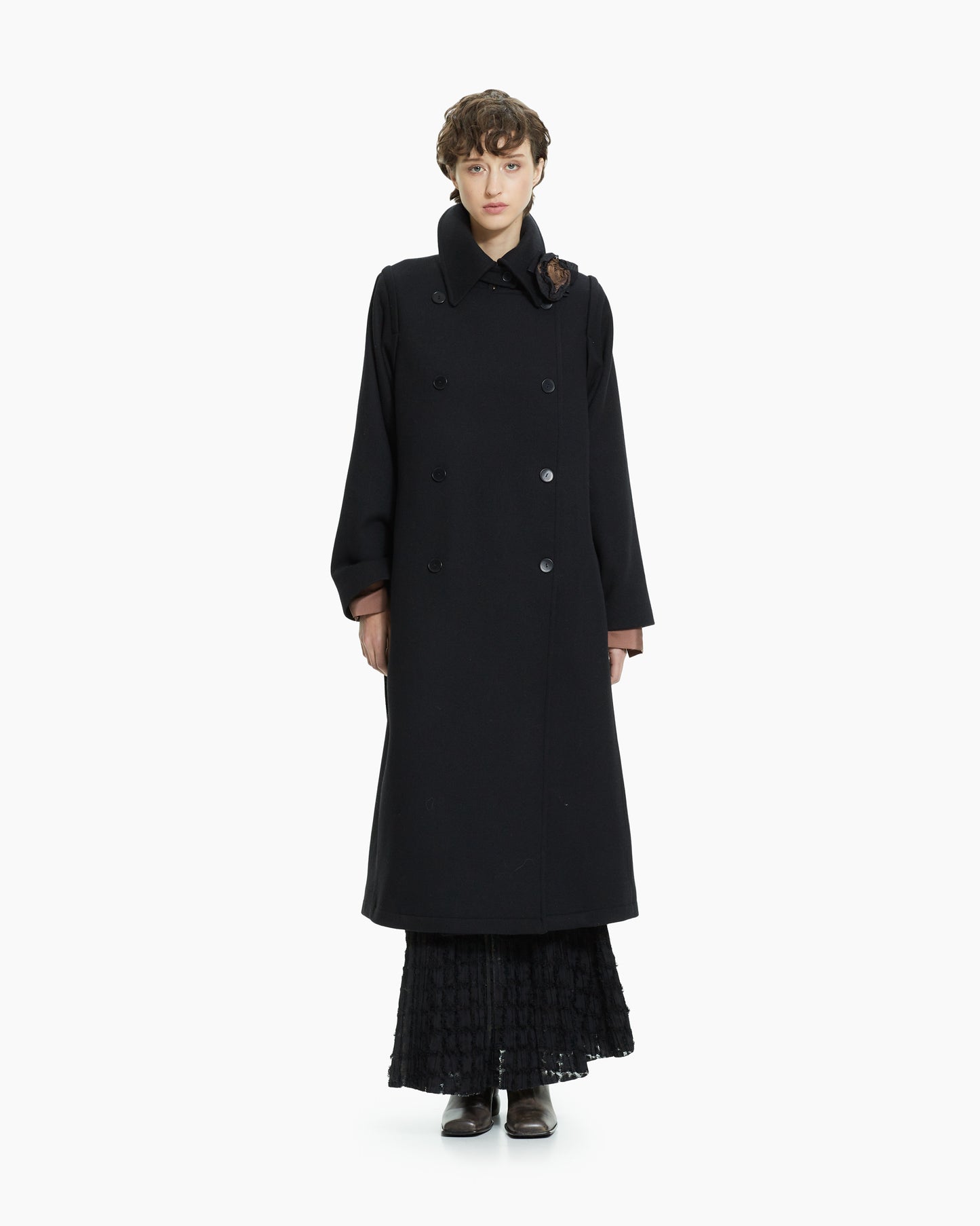 _MALLONI Cappotto strutturato  NERO