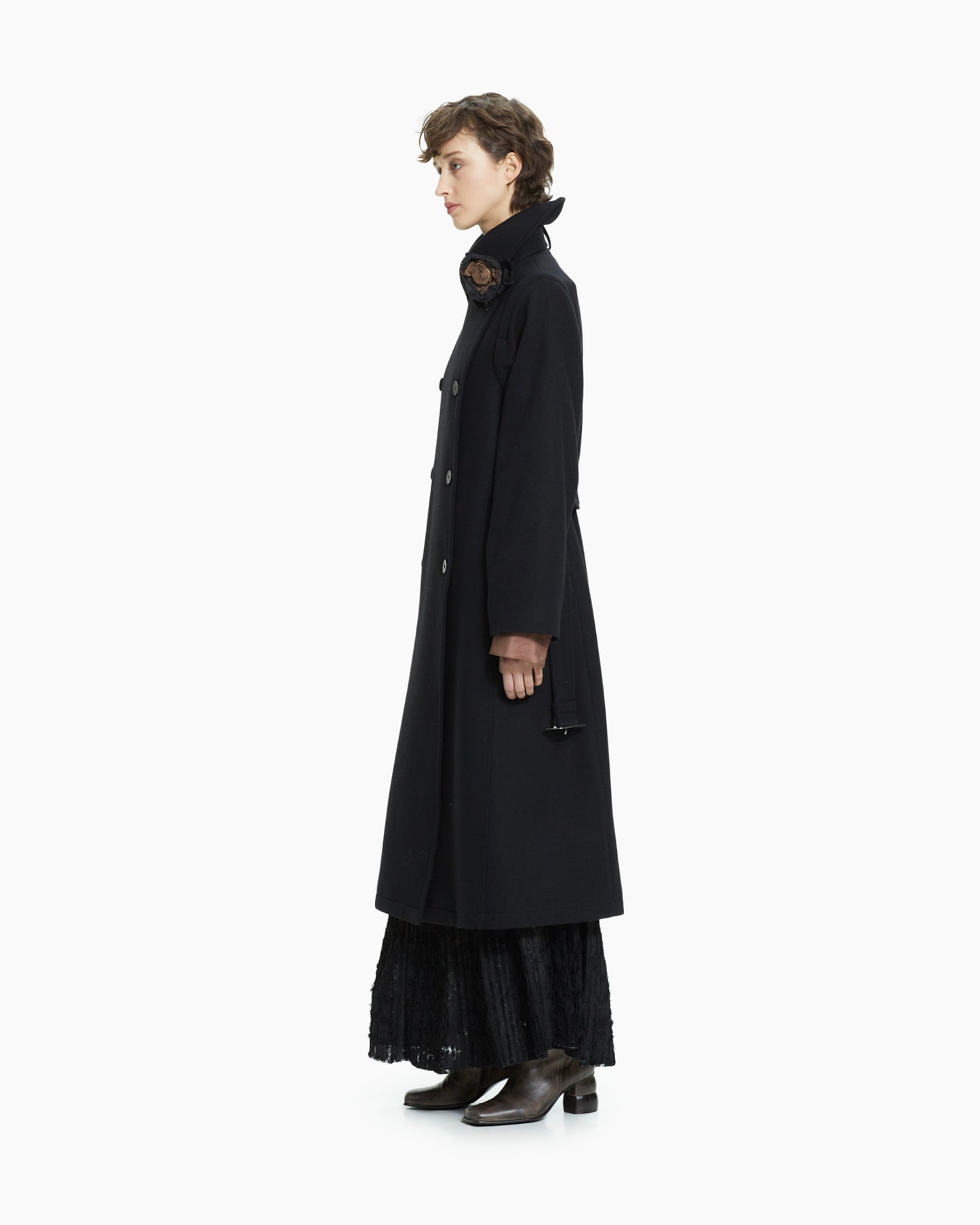_MALLONI Cappotto strutturato  NERO