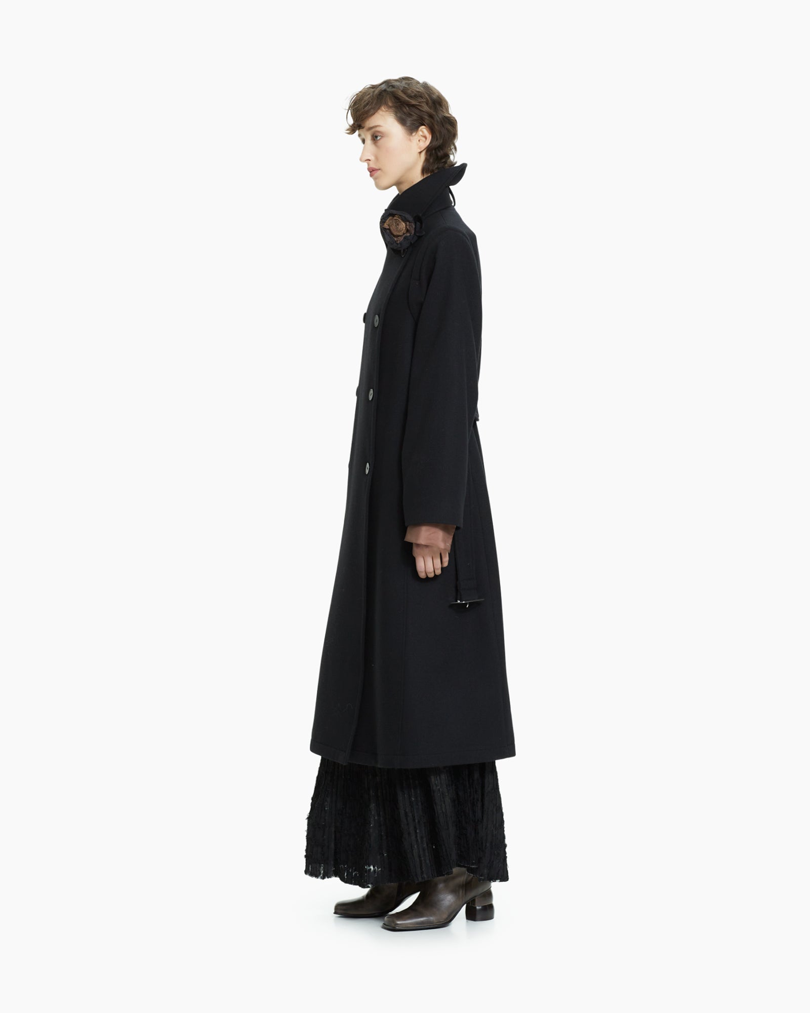 _MALLONI Cappotto strutturato  NERO