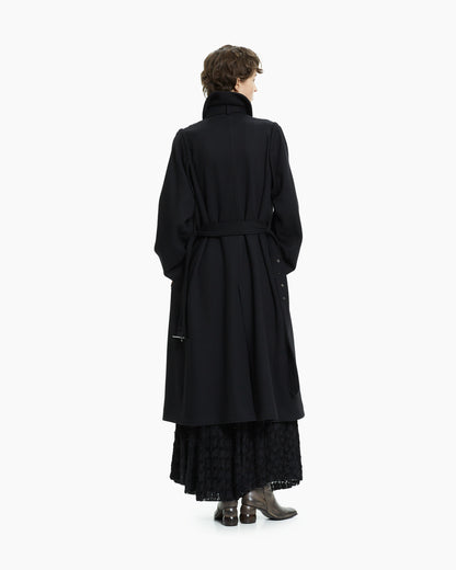 _MALLONI Cappotto strutturato  NERO