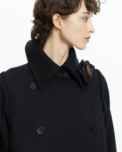 _MALLONI Cappotto strutturato  NERO